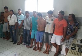 Dez pessoas são presas e oito armas apreendidas em Penedo