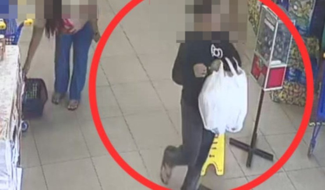 VÍDEO: Mulheres furtam supermercado em Arapiraca e causam prejuízo de mais de R$ 2 mil