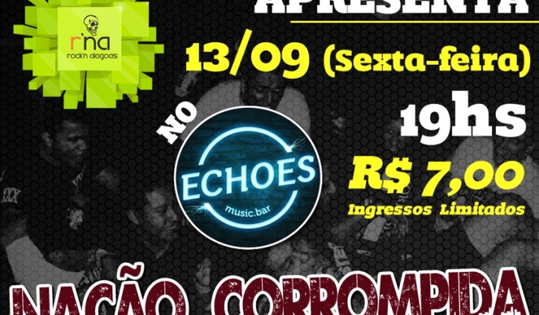 Que tal curtir a sexta-feira 13 regada com muito HardCore e Punk Rock em Arapiraca?