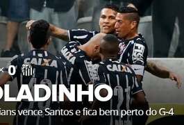 Corinthians vence o Santos e se aproxima do G4