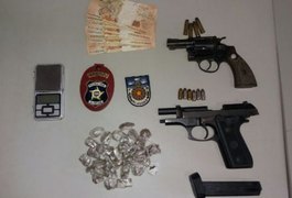 Operação conjunta prende em flagrante dupla suspeita de tráfico de drogas