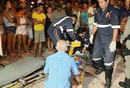 Motociclista ferido com tiro no rosto pilota até avenida e pede ajuda