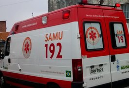 Casal fica ferido após acidente no Parque Ceci Cunha em Arapiraca