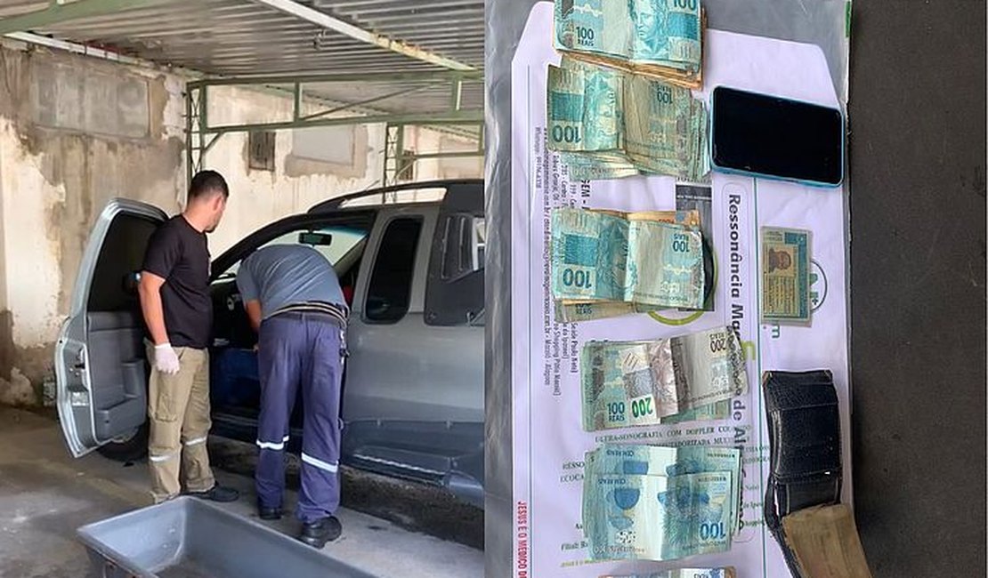 Homem é encontrado morto dentro de carro em Maceió; mais de R$ 5 mil estavam no veículo