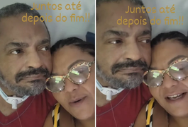 Babi Cruz mostra momento carinhoso com Arlindo Cruz após assumir namoro e diz: 'Juntos até depois do fim'