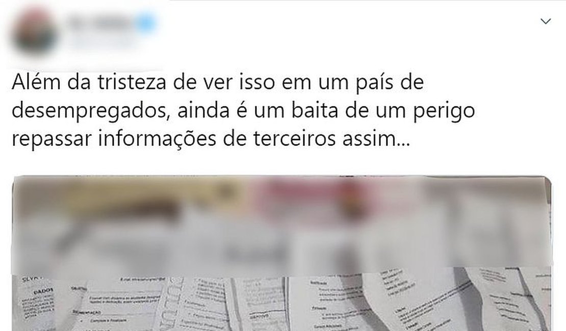 Internautas ficam revoltados após loja utilizar currículos para embrulhar produtos