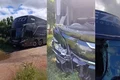 Ônibus do cantor Zezo atropela cavalo na BR-230, na Paraíba