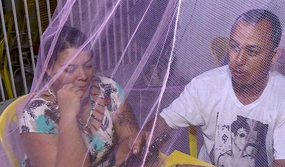 Para afastar pernilongos, dona de bar em PE instala mosquiteiros nas mesas