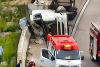 Motorista morre em grave capotamento na BR-101 entre Teotônio Vilela e Junqueiro