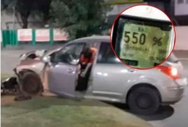 Após acidente, condutor é preso ao bater recorde mundial de álcool por litro de sangue