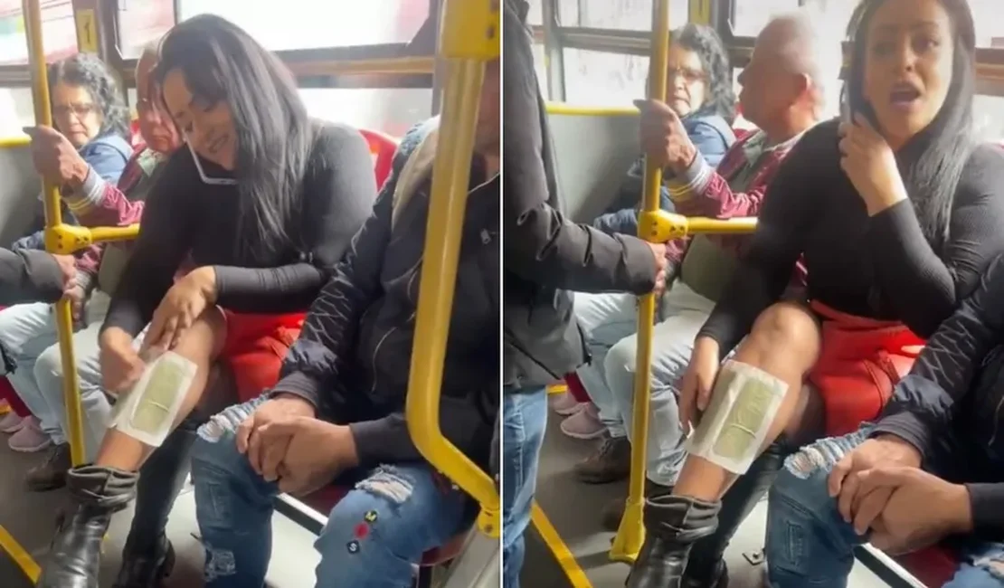 Mulher se depila na frente de passageiros em ônibus e é criticada: 'Não gosta? pegue um táxi'