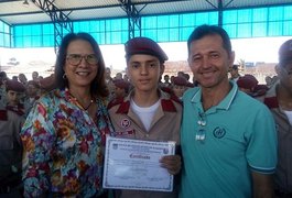 Vereadores participam de promoção de patente a alunos da Escola Militar Tiradentes