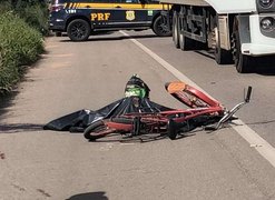 Idoso de 77 anos morre atropelado por caminhão na BR-316, em Palmeira dos Índios