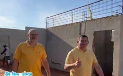 Prefeito visita obra da UBS do Poço Verde, em Feira Grande