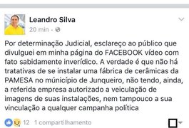 Candidato é obrigado a desmentir proposta anunciada no Facebook, em AL