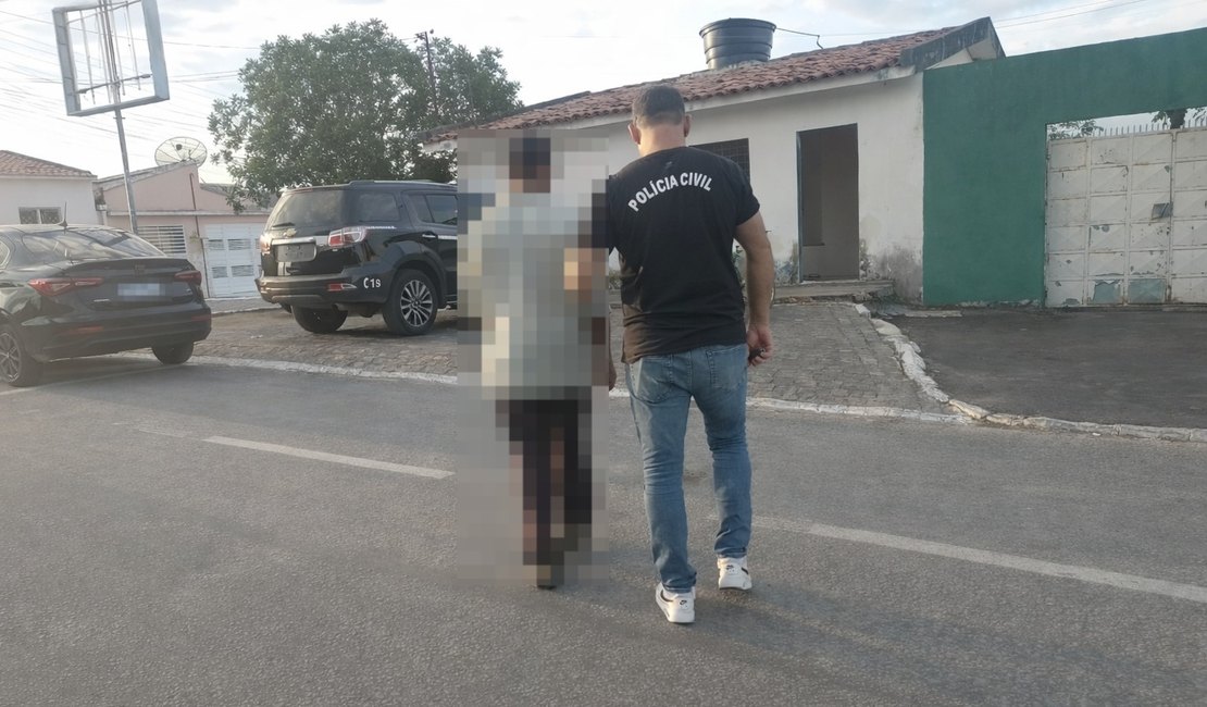 Polícia Civil prende homem condenado por tráfico de drogas em Dois Riachos