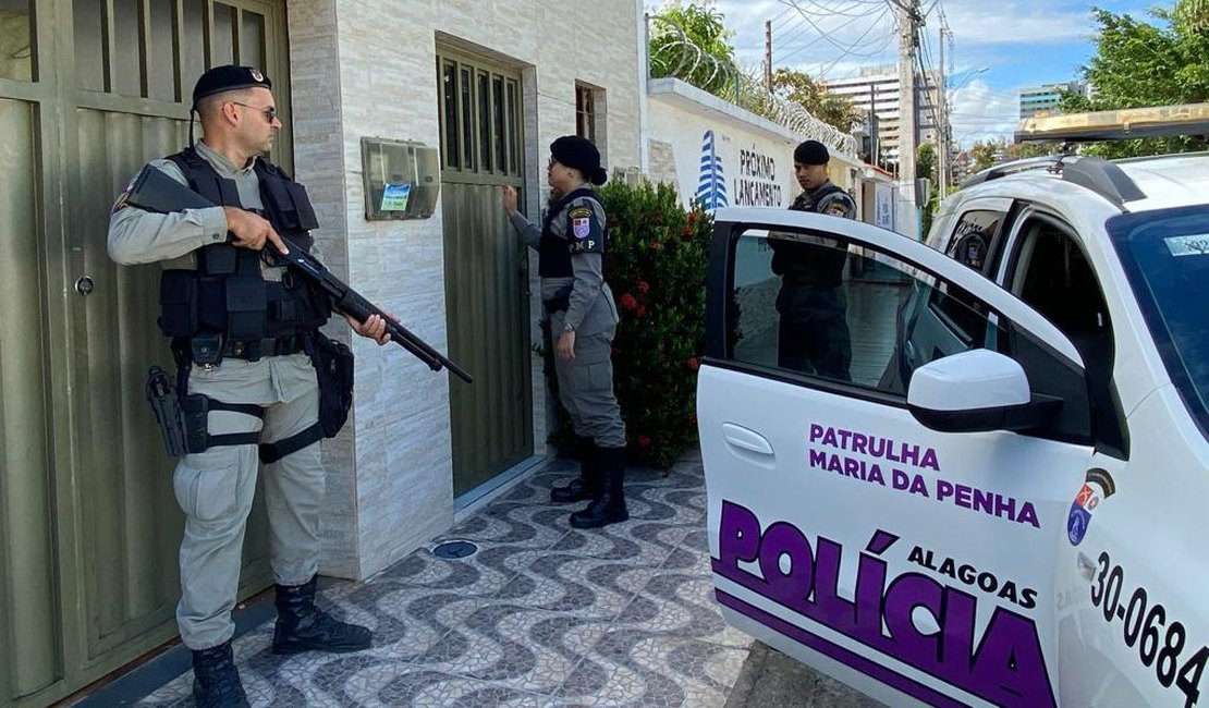 Patrulha Maria da Penha já atendeu 2.616 mulheres em Maceió e Arapiraca