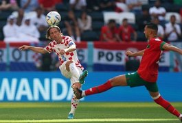 Atual vice mundial, Croácia estreia sem gols contra Marrocos na Copa