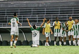 CSA abre 3 a 1, Murici reage e equipes empatam em 3 a 3 no jogo de ida da semifinal da Copa Alagoas