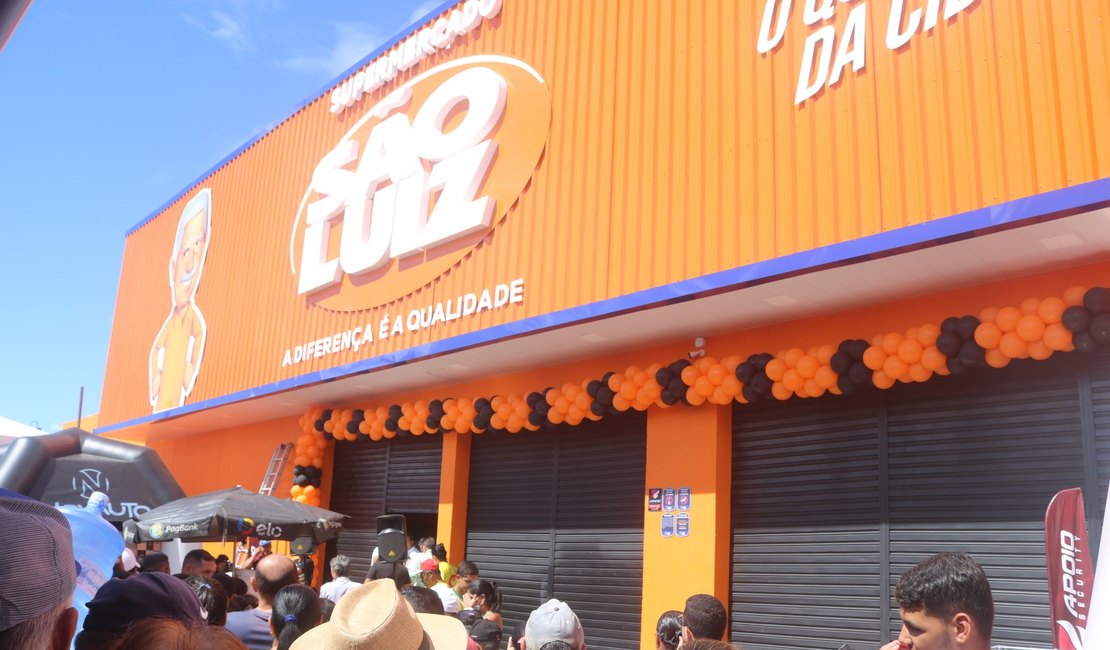Vídeo. Supermercado São Luiz inaugura quinta loja no bairro Boa Vista, em Arapiraca