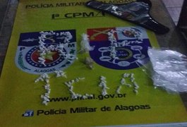 Comando da Polícia Militar apreende drogas em São Miguel dos Campos