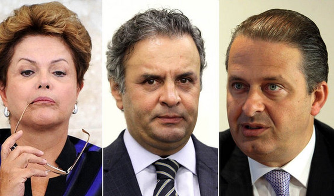 Pesquisa: Dilma tem 37%, Aécio, 21,6% e Campos, 11,8%