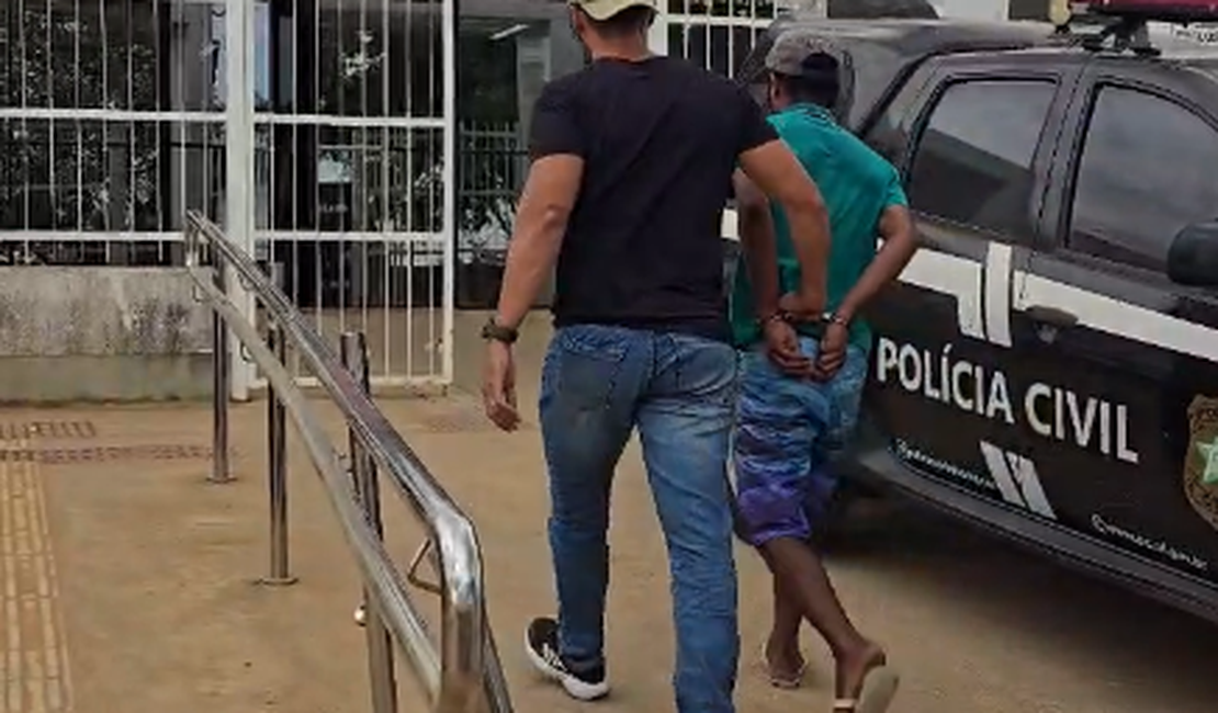 Polícia Civil prende homem por incêndio em residência e furto contra a própria mãe em Coité do Nóia