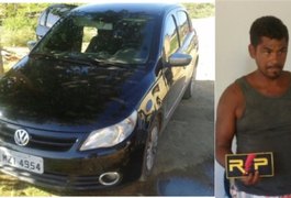 RP prende homem com carro roubado no bairro Primavera em Arapiraca