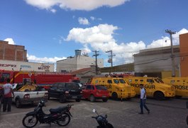 Vídeo. Suposto princípio de incêndio atinge empresa de transportadora de valores em Arapiraca