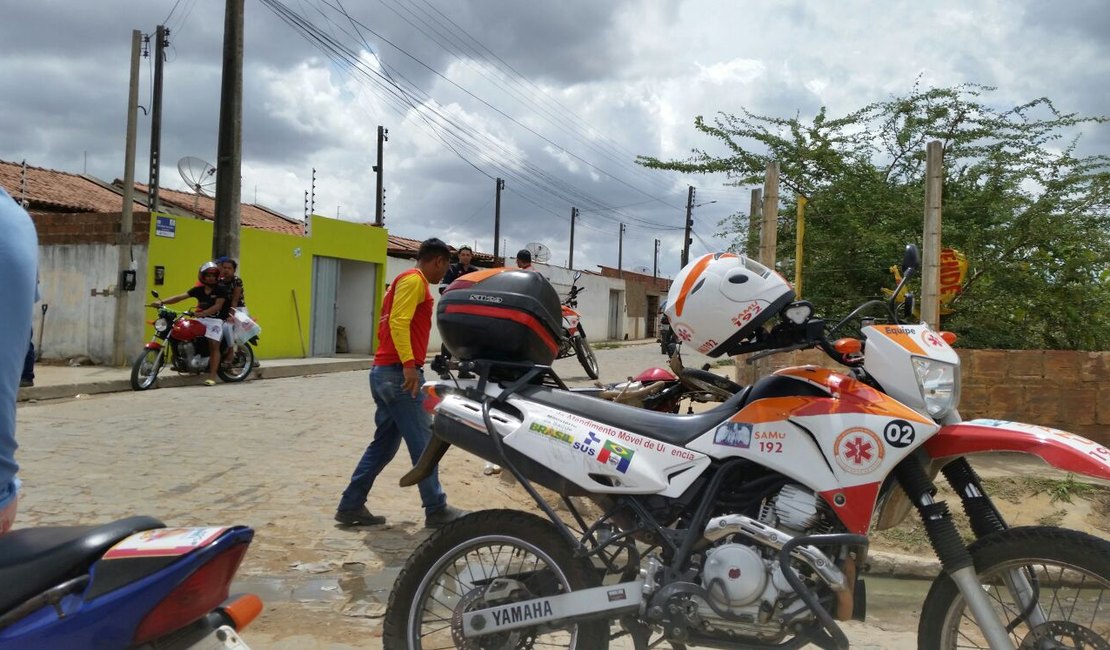 Acidente envolvendo duas motocicletas deixa um ferido em Arapiraca