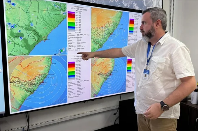 Chuvas intensas podem atingir o Litoral e a Zona da Mata neste fim de semana