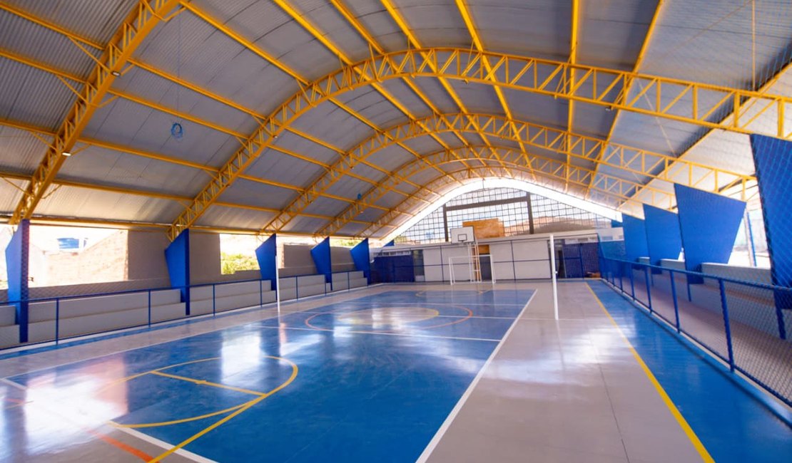 Prefeito Luciano Barbosa inaugura, nesta quinta (8), Ginásio de Esportes na Vila São Francisco