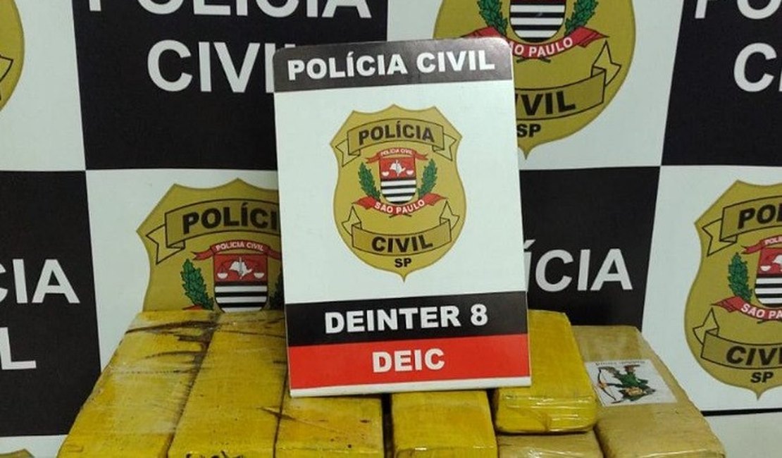 Menor de 17 anos é apreendido em SP com 20 kg de droga que seria entregue em Alagoas