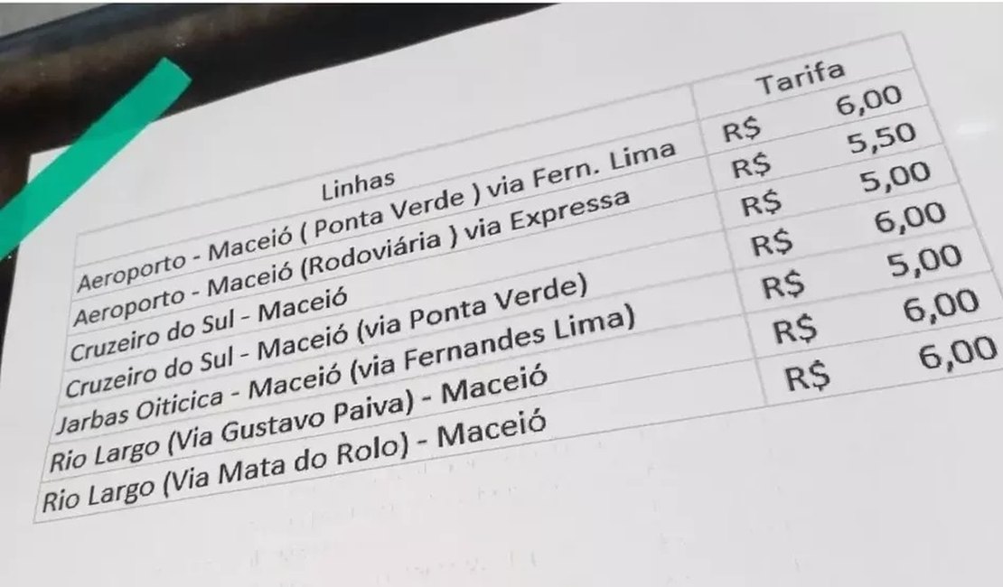 Aumento nas passagens de transporte intermunicipal de Rio Largo é ilegal diz ﻿Arsal