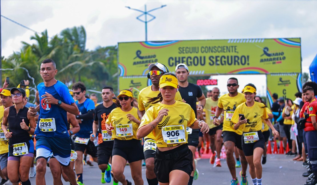 Detran Alagoas abre inscrições para 4ª Corrida Maio Amarelo nesta quinta-feira