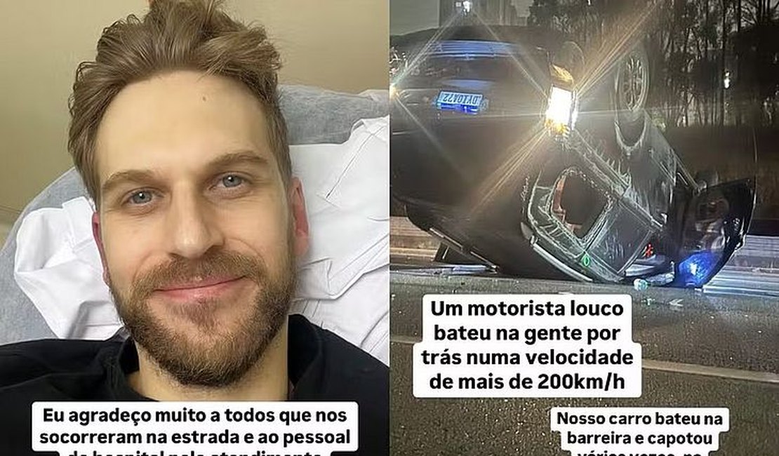 Humorista francês Paul Cabannes sofre acidente de carro em SP