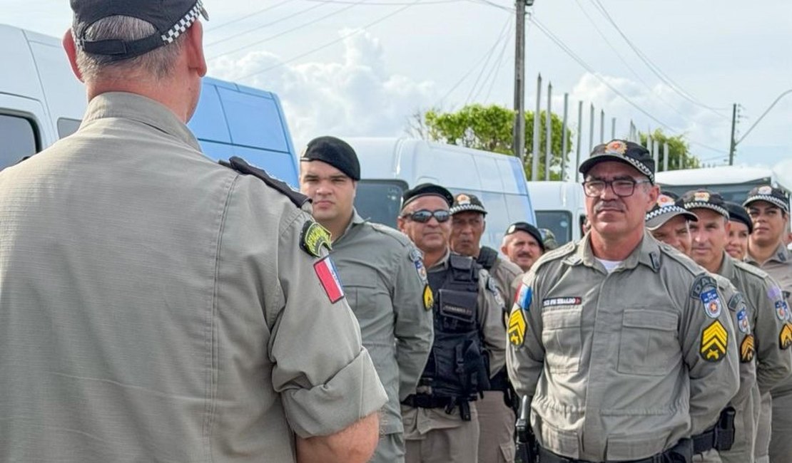 PM de Alagoas envia primeiras tropas para policiamento no interior durante o período carnavalesco