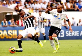 Corinthians sai na frente, mas empata clássico contra Santos