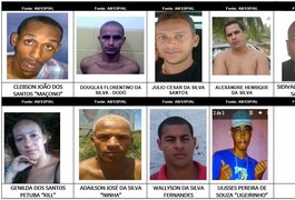 Polícia divulga nomes e fotos dos foragidos da Operação Ares