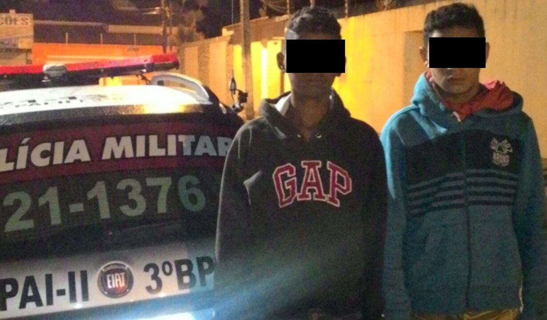 Menores são apreendidos com arma de fogo em Lagoa da Canoa