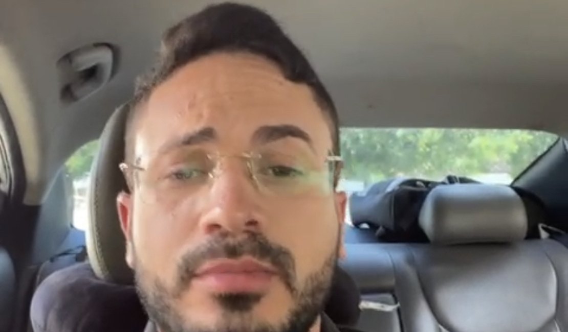 Vídeo. Corretor de imóveis que teve carro danificado por causa de ciúmes esclarece que estava com cliente, em Arapiraca