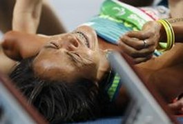 Teresinha de Jesus desaba com primeira medalha: “as pernas falharam”