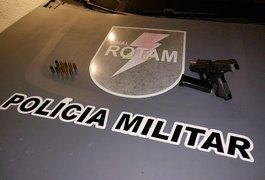 Batalhão de Rotam apreende armas de fogo e drogas na capital alagoana