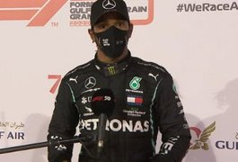 Hamilton vence no GP do Bahrein, neste domingo