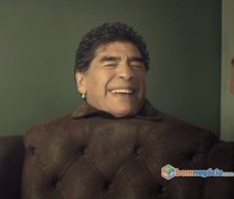 Maradona é poltrona irritante em novo comercial de site