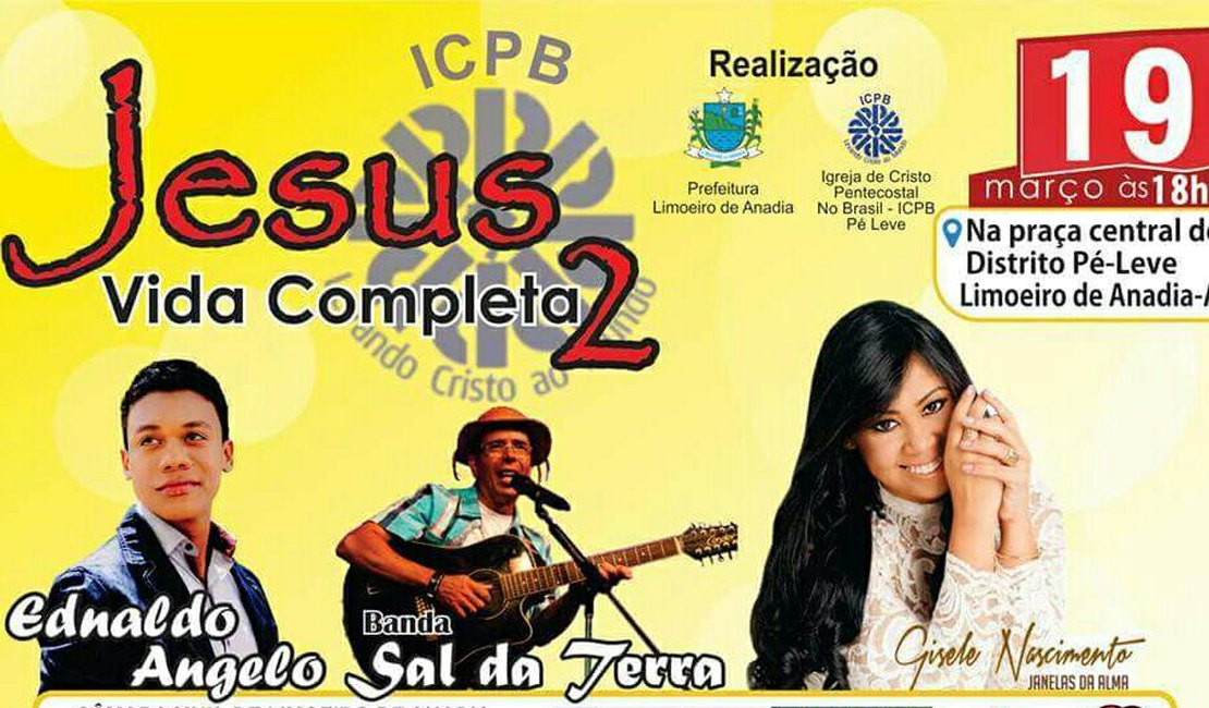 Igreja de Cristo Pentecostal no Brasil promoverá grande evento social no Pé Leve