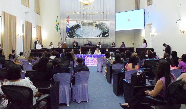 Dados de violência contra a mulher são apresentados em sessão especial do Agosto Lilás na Assembleia Legislativa