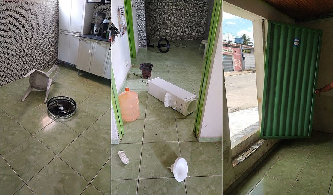 Após ser flagrada com filhos em prostíbulo, mulher provoca destruição no Conselho Tutelar de Girau