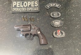 Polícia prende homem com arma de fogo, em São Sebastião