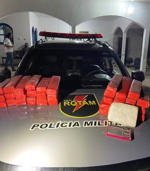 Polícia prende suspeito e apreende mais de 30kg de drogas em Arapiraca